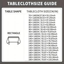 1pc Pvc Rectangle Tablecloth, Clear Plastic Table Cover, Waterproof & Anti Scratch Desk Protector For Home & Hotel, Suitable For Coffee Table, Dining Table, Etc. - Transparent - View 5