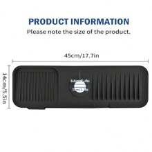 1pc Kitchen Silicone Sink Faucet Splash Guard, Faucet Absorbent Sink Protectors Mat, 5° Slope And Spouts Design For Easier Draining, Sink Accessories For Kitchen, Bathroom, Sink Sponge Holder