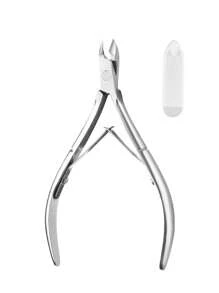 1PC Nail Art Cuticle Scissor Nippers Clipper Dead Skin Remover Cut Plier Manicure Stainless Steel Trimming Pedicure Care Tools(Silver) - Silver - View 1