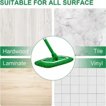 Reusable Microfiber Mop Pads Compatible With Swiffe Sweeper Dry Sweeping Cloth Heads Washable Wet Mopping Refills Floor Clean