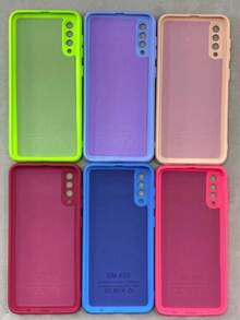 Capa Capinha Case A30S/A50/A50S Samsung Galaxy Silicone Aveludado - Vermelho - Visão 3