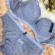 Women Bra & Panty Sets - Red Violet - View 2