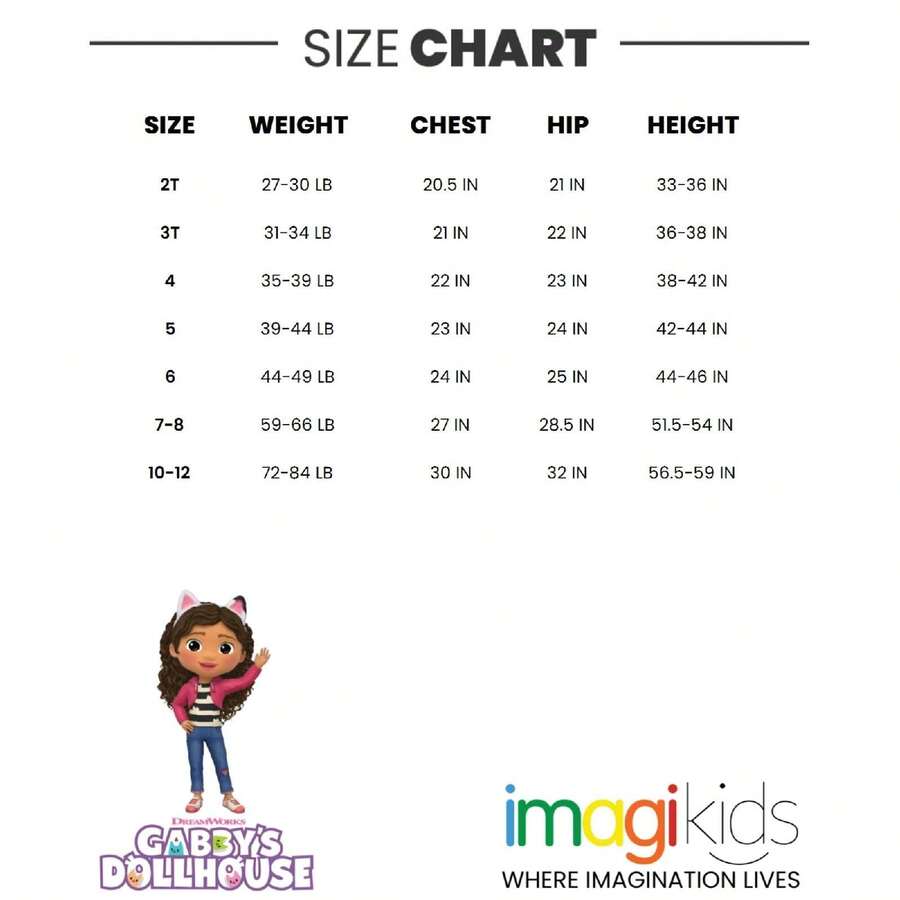 Dreamworks Gabby's Dollhouse Zip Up Winter Coat Puffer Jacket SHEIN USA