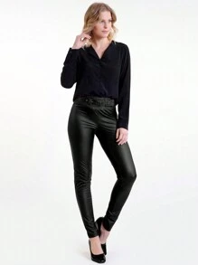 Women Blouses - 黑色 - 查看 4