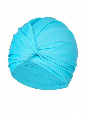 大码时尚褶皱设计泳帽、沙滩必备品、沙滩配件、泳池浮球