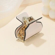 1 Stück einfache und elegante Frauen Haarklammer Boho Haarklammern Haarspange Haarklammer Haargreifer Haarklammer, Haarklammer Herbst Winter Haarzubehör für Frauen für Urlaubsoutfits Frau Sommer Strand - Beige - Übersicht 5