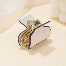 1 Stück einfache und elegante Frauen Haarklammer Boho Haarklammern Haarspange Haarklammer Haargreifer Haarklammer, Haarklammer Herbst Winter Haarzubehör für Frauen für Urlaubsoutfits Frau Sommer Strand - Beige - Übersicht 4