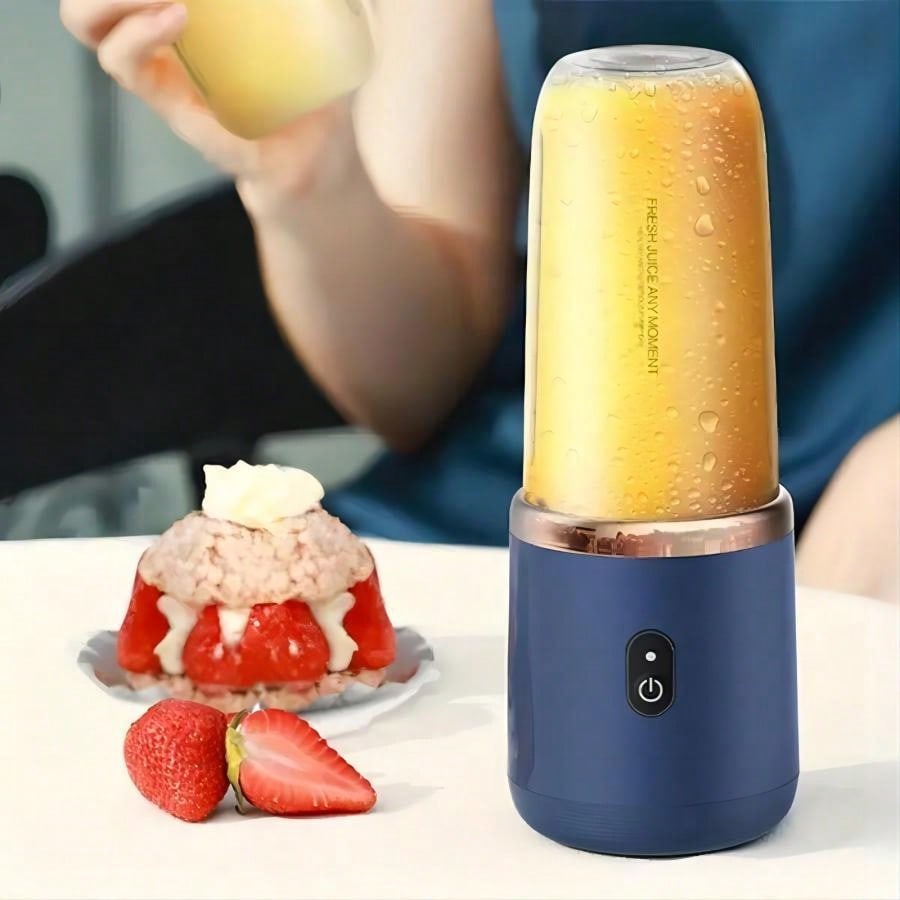 6 Blades USB Portable Juicer Maker, Juicer Fruit Juice Cup Automatic