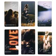 卡牌,神秘的愛情神諭牌卡,適用於家庭聚會桌遊 - 彩色 - 查看 4