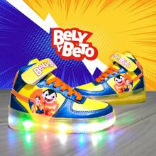 tenis niños con luces leds - Amarillo - Ver 1