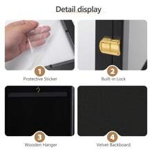 Jersey Frame Display Case Sports Jersey Shadow Box Basketball Football Uniform - 黑色 - 查看 5