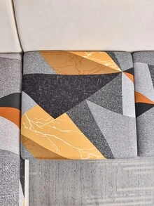 1PC Polyester Sofa Cushion Cover Geometric Stretch Living Room Sofa Cover Non-Slip Home Sofa Protective Cover - Multicolor - View 7