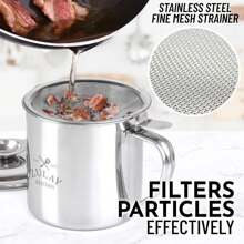 Bacon Grease Container - Black - View 5