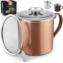 Bacon Grease Container - Bronze - View 1