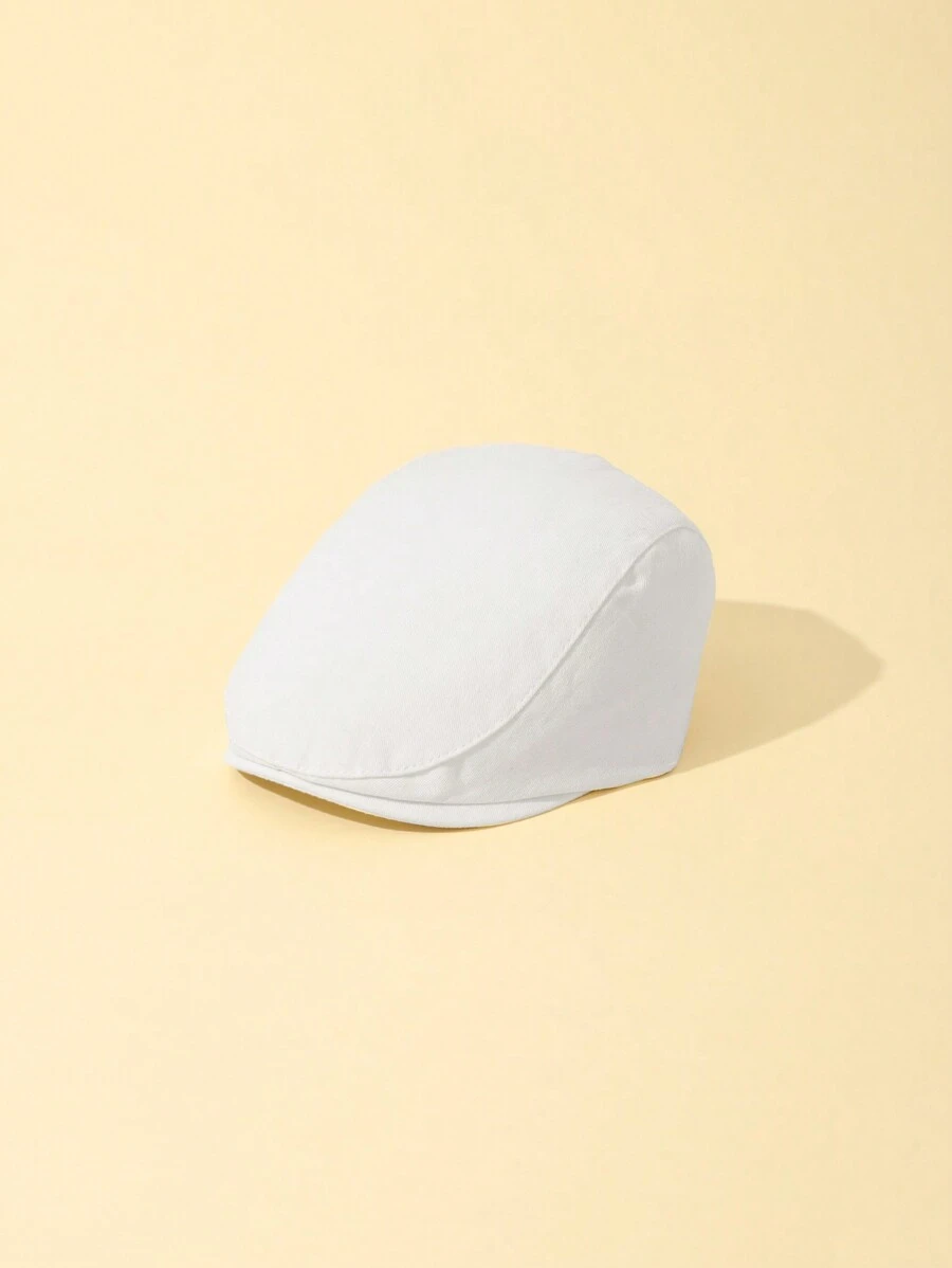 Baby Unisex Solid Color Beret Hat, Four Seasons