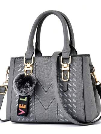 韩式时尚刺绣细节大容量单肩包/手提包/斜挎包，母亲节礼物，妈妈礼物，妈妈必备外出妈妈包，最佳母亲节礼物创意