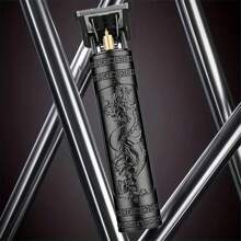 男士髮型修剪器，專業髮型修剪器零距離T形刀片修剪器無線可充電邊緣修剪器電動鬍鬚修剪器剃鬚刀剪髮套裝-男性禮物 - 黑色 - 查看 8