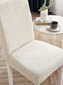 1/4/6pcs Tropical Plant Patterned Minimalist Chair Cover For Living Room
