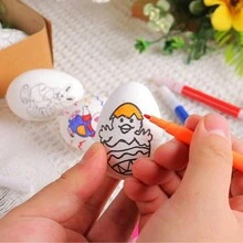DIY Hand-Painted Easter Egg And Rabbit Decorations For Easter Parties