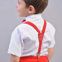 Miguelito Moda Infantil Young Boys Sets - 紅白色 - 查看 4