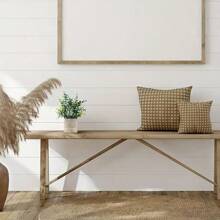 2pcs Faux Eucalyptus Potted Plants, Artificial Plant On Shelves, For Living Room, Bathroom, Farmhouse, Coffee Table Decor, Valentine Day, Gift Gifts Birthday Graduation