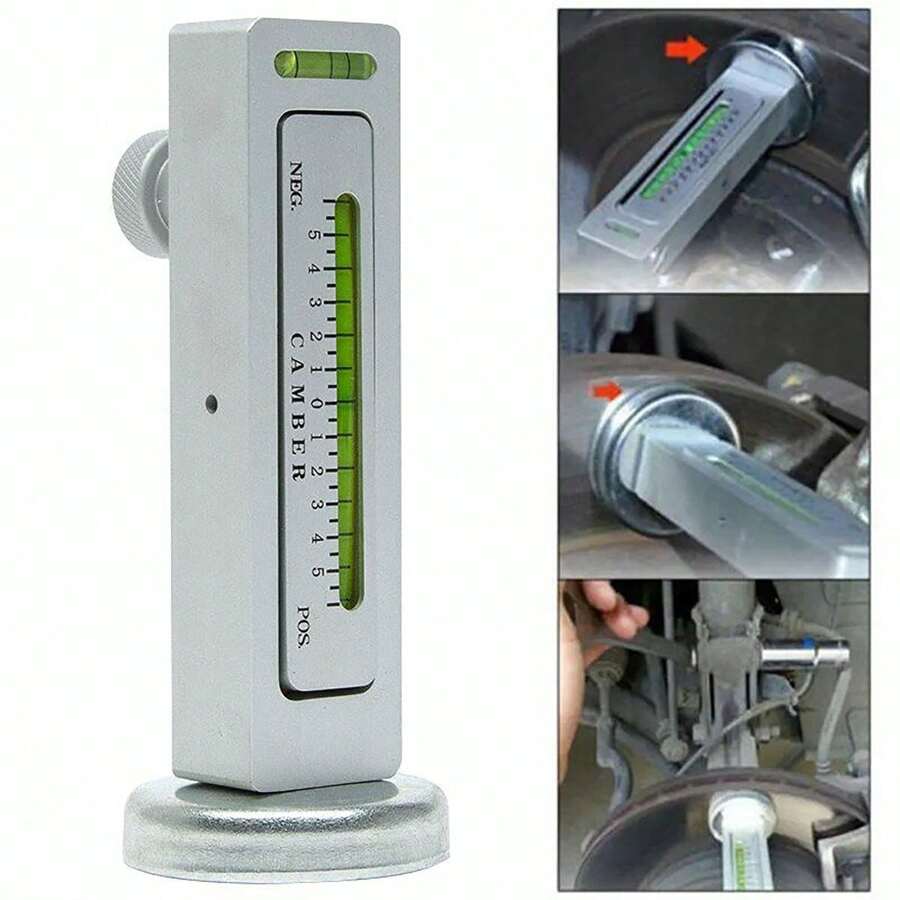 Magnetic Gauge Tool For Car Truck Camber Castor Strut Wheel Alignment Angle UK - Silver - View 1