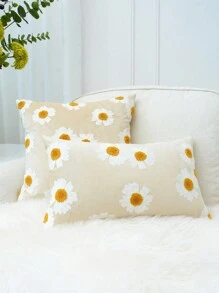 1入組小雛菊刺繡枕套 - 彩色 - 查看 1