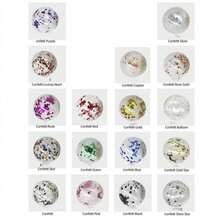 10pcs Random Glitter Latex Balloons Party Decoration Transparent Balloon - Multicolor - View 2