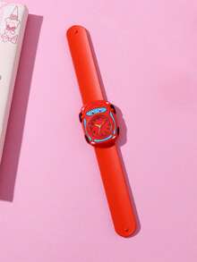 可愛的汽車印花石英兒童卡通拍打手表