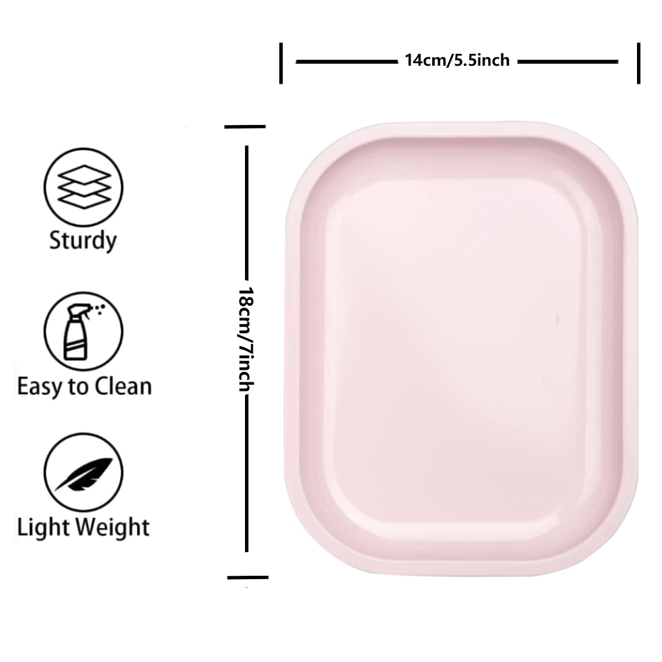 Girly Pink Rolling Tray With Lid SHEIN