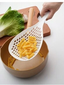 1pc Long Handle Strainer Heat-Resisting Use To Kitchen,Restaurant,Hotel, Randomly Send Colors - 1 Pack In Random Colors - View 3