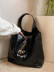 Dedoo 2024新款女士休闲大容量手提包，舒适肩带，便携式腋下通勤包