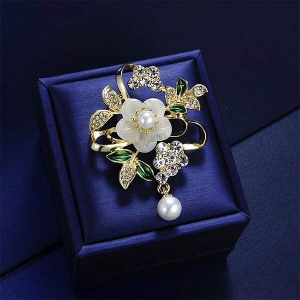 Women's French Style High-Grade Brooch, 2024 New Arrival, Elegant Decorative Pin