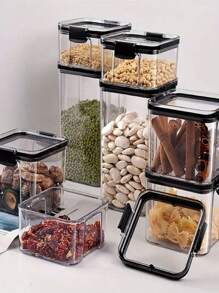 1 pezzo Contenitore multifunzione per conservazione alimenti, barattolo ermetico per cereali, granaglie e beni secchi da frigorifero