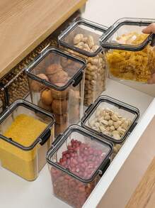1 pezzo Contenitore multifunzione per conservazione alimenti, barattolo ermetico per cereali, granaglie e beni secchi da frigorifero