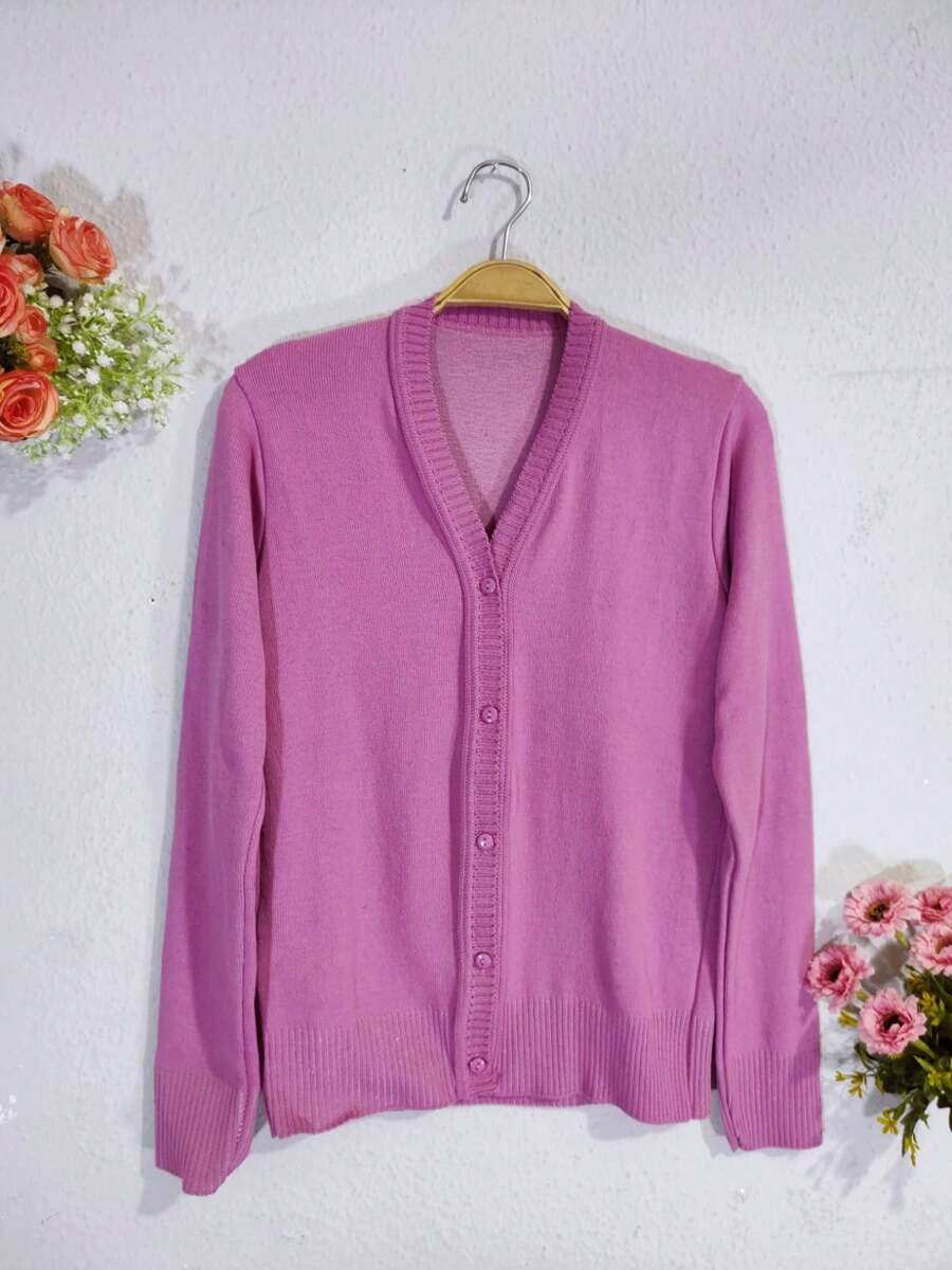 Women Cardigans - وردي المرجاني - مشاهدة 1