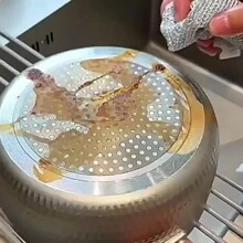 10 chiếc Máy chà sàn rửa chén bằng dây kim loại, Khăn lưới làm sạch và rửa chén nhà bếp, Vải lau máy rửa chén không dính và không dầu, Máy hút mùi dầu, Vải lau nồi và bồn rửa, Chất tẩy vết bẩn, Dụng cụ vệ sinh nhà bếp Cắm trại - Bạc - Xem 10
