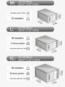 1PC Clothing And Pants Storage Bag, Wardrobe Organizing Storage Box, Drawer Style Miscellaneous Storage Box, Flat Bed Bottom Storage Bag, Quilt Large Capacity Storage Bag, Waterproof And Moisture-Proof Fabric, Reinforced Handle, Transparent Window, Home Storage Artifact, Decorations Decor Festival Decor Room Decor Home Decor Bed Room Decor Dress Pants Shoes Jeans Boots Skirt Bedroom, Organizer, Home Storage, White T Shirt Women, Black Pants Women, Ladies Winter Clothes, Dress,
