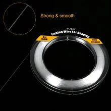 2 PCS Fishing Wire 492FT/164Yard/150M 8.0#, Clear Fishing Line Jewelry String Invisible Nylon Thread For Hanging Decorations, Beading And Crafts - Transparent Color - View 3