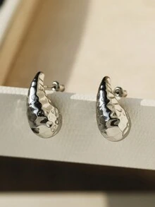 一对独特设计的复古纹理水滴耳环，适合节日、生日、派对、婚礼、假期、购物、工作等场合佩戴。 - 耳環 - 查看 9