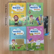 1 Set Children's Copybook Contains Four Categories: Alphabet, Number, Drawing, Mathematics. Different Languages Available: Arabic, French, German, Spanish, English. Enhancing Child's Cognitive And Learning Abilities. Comes With 1 Pen And 5 Replacement Pen Cartridges. Note: Ink From The Pen Will Disappear When Used With The Copybook And Can Be Reused.School, Student,Stationery,School Supplies