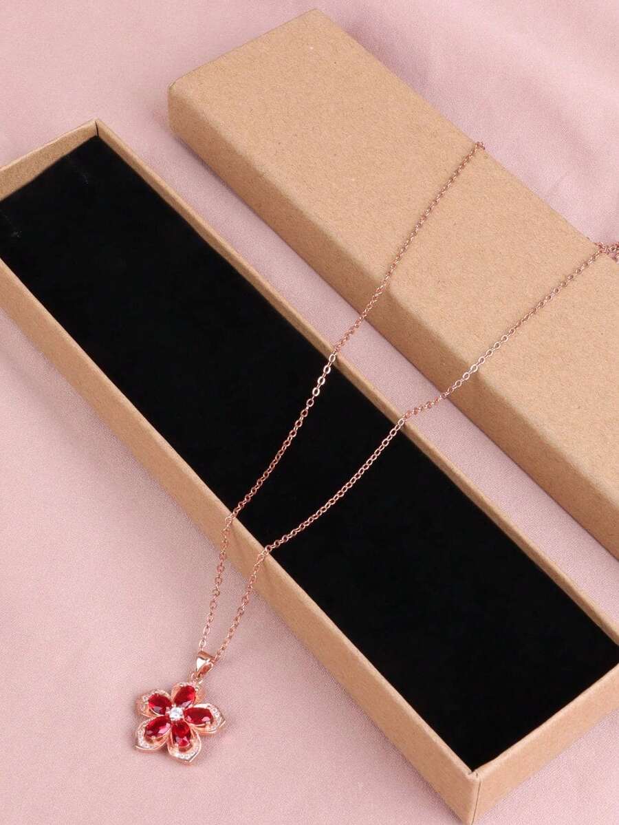 1pc Natural Brown Kraft Paper Covered Jewelry Box With Lid For Bracelets, Necklaces, Earrings, Rings, Jewelry Display Packaging - Beige - View 1