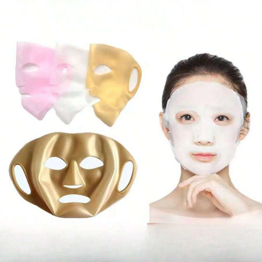 Silicone Face Mask Cover With Ear Loops, 3d Shape Prevents Mask From