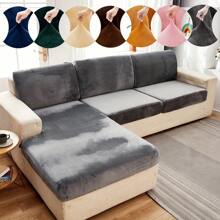 Luxurious Velvet Sofa Slipcover: Pet-Friendly, Dust-Proof, Universal Fit, Machine Washable; Perfect For 3-4 Seater Sofa, Armchair, Loveseat & Sectional, Modern Home Decor