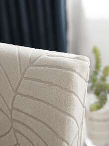 1/4/6pcs Tropical Plant Patterned Minimalist Chair Cover For Living Room