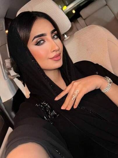 1 pieza Elegante pañuelo de cabeza de mujer de gasa suave con decoración de perlas y cristales, adecuado para uso diario, diadema suave para hiyab de abayas y ropa con velo