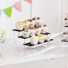 Black Perfume Shelf Display Stand, 3 Tier Acrylic Display Stand, Perfume Rack, Perfumes Figurines Display Stand And Perfume Organizer - Black - View 6