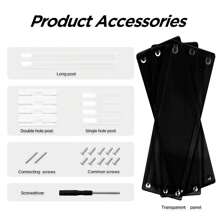 Black Perfume Shelf Display Stand, 3 Tier Acrylic Display Stand, Perfume Rack, Perfumes Figurines Display Stand And Perfume Organizer - Black - View 4