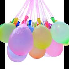 111 Globos de Agua paraFiestas, Albercadas, Llenado Rapido - Multicolor - Ver 2