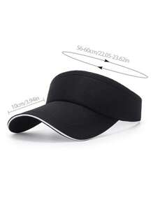 1 Pezzo Cappello Da Golf Unisex Resistente Ai Raggi Uv, Alla Moda, Nuovo, Adatto Per Vacanze In Spiaggia, Protezione Solare, Traspirante, Con Top In Rete, Per Attività All'aperto E Uso Quotidiano